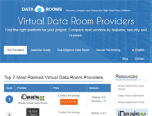 Tablet Screenshot of datarooms.org