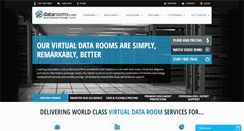Desktop Screenshot of datarooms.com